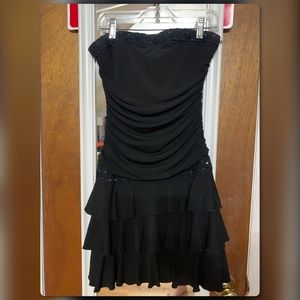 Black tube dress